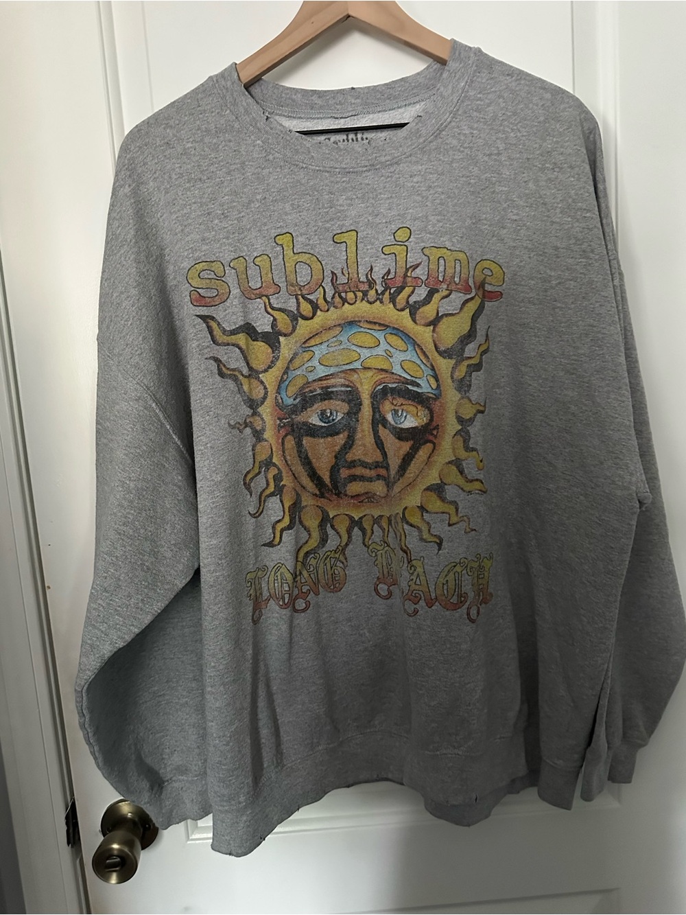 Sublime Sun Graphic Grey Sweatshirt